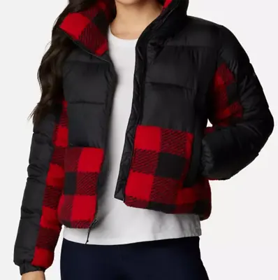 Buy Women's Columbia Size Medium Leadbetter Point Sherpa Hybrid Jacket-NEW • 76.24£