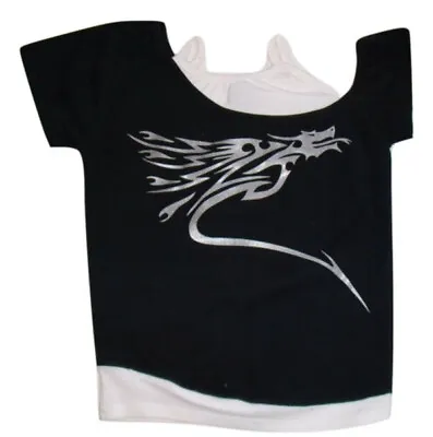Buy Spiral Dragon 2 In 1 Crop Top, Small, Official Merch, Alternative, Goth Clothing • 8£