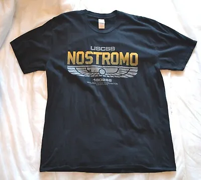 Buy T Shirt Alien Movie USCSS Nostromo Black Extra Large XL • 12£