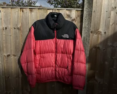 Buy The North Face  Retro Nuptse Puffer Jacket - Black And Red  - Men’s Medium • 60£