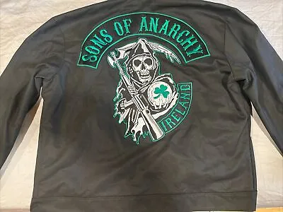 Buy Sons Of Anarchy Ireland Derby Windbreaker Jacket.”Great St. Patrick’s Day Gift” • 47.24£
