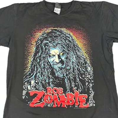 Buy Rob Zombie Tee T-Shirt Band Graphic Men’s Short Sleeve Size XL Rock Metal Horror • 30.71£