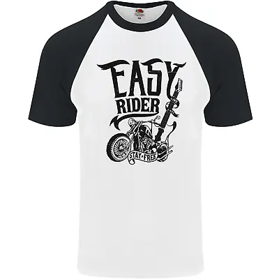 Buy Easy Rider Motorcycle Motorbike Biker Mens S/S Baseball T-Shirt • 12.99£