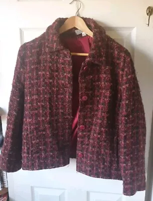 Buy Weave Of The Irish Plaid Jacket Red Medium  • 12£