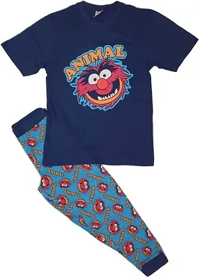 Buy Mens Disney Pyjama Set The Muppets Animal, The Frenzied Monster - Size Small • 16.99£