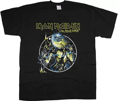 Buy Iron Maiden Live After Death Steve Harris Rock Official Tee T-Shirt Mens • 17.13£