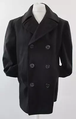 Buy Military Pea Coat, US Navy Enlisted Peacoat, Wool, Medium, 40  Chest - R212 • 45£