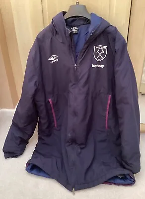Buy West Ham Umbro Padded Jacket Xxl • 21£