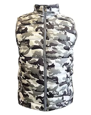 Buy Mens EX STORE Sleeveless GILETS Body Warmer Puffer Quilted Padded Bomber Jackets • 14.99£