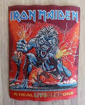 Buy Iron Maiden “A Real Live Dead One” Slim And Light Patch For Battle Jacket • 5.36£