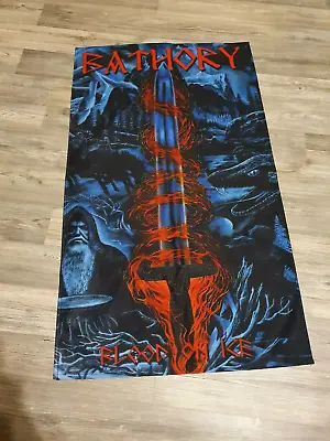 Buy Bathory Flag Flagge Poster Black Metal Behexen Behemoth • 21.63£