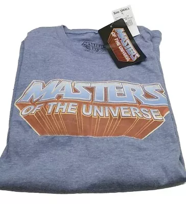 Buy Masters Of The Universe He-Man Blue MOTU Logo T-Shirt Small New Tags • 12.45£