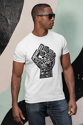 Buy Black Lives Matter Graffiti Fist T-Shirt - Retro - Anti Racism -Protest -America • 8.39£