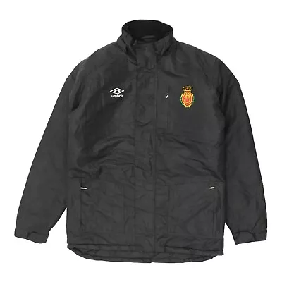 Buy RCD Mallorca Umbro Mens Black Bench Jacket | Spanish Football Sportswear VTG • 35£
