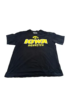Buy Iowa Hawkeyes Men’s T-shirt Size M Black Short Sleeve Football • 10.50£
