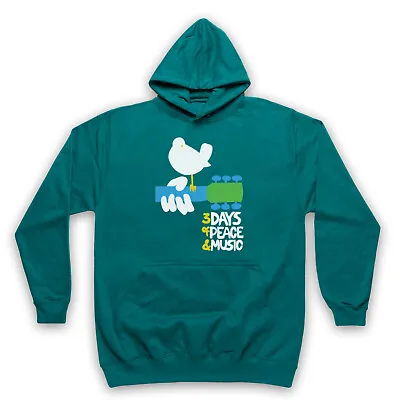 Buy Woodstock 3 Days Of Peace & Music Unofficial Festival Adults Unisex Hoodie • 25.99£