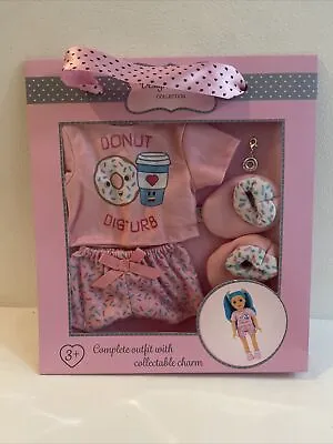 Buy DesignaFriend Doll’s Outfit Donut Disturb Top & Short, Shoes & Charm • 12.50£