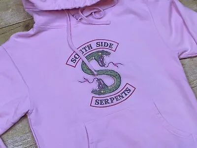Buy Riverdale South Side Serpents Hoodies Pink Unisex Size Medium Pocket • 7.58£