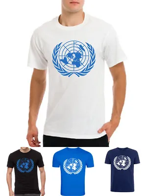 Buy United Nations UN World ONZ Organization Logo  Geek Nerd T-shirt • 9.99£