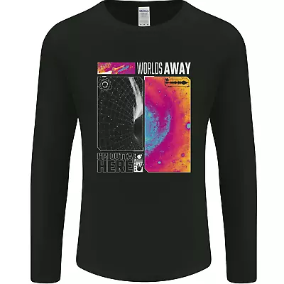 Buy Worlds Away Black Hole Space Planets Universe Mens Long Sleeve T-Shirt • 11.99£