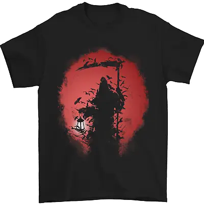 Buy Afterlife Grim Reaper Death Gothic Skull Mens T-Shirt 100% Cotton • 8.49£
