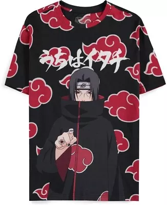 Buy Naruto  Shippuden - Itachi Clouds - Digital Printed Loose Fit Men's T-shirt Mult • 23.38£