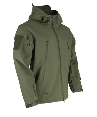 Buy Kombat Patriot Tactical Military Jacket Olive Green Storm Proof Soft Shell M XL • 29.95£