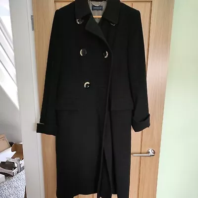 Buy Windsmoor Ladies Long Wool Cashmere Blend Jacket  Uk Size 12 • 6.99£