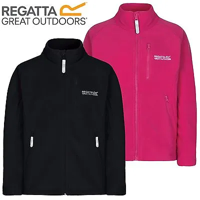 Buy Kids Regatta Marlin Fleece Jacket Coat Zip Top Girls Boys Childs Childrens Warm • 8.99£
