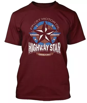 Buy Deep Purple Inspired Highway Star Motor Oil, Men's T-Shirt • 18£
