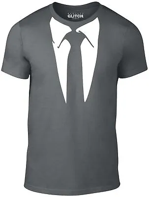 Buy Suit T-Shirt - Funny T Shirt Retro Fashion Fly Tuxedo Smart Joke Fancy Dress Tie • 12.99£
