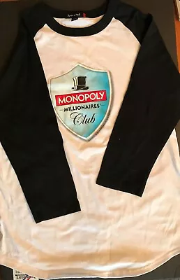 Buy  Monopoly Millionaires Club T Shirt Small Size , Long Sleeve New , Issued 2013 • 15.42£