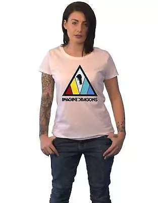 Buy Imagine Dragons Triangle Logo Skinny Fit T Shirt • 14.93£