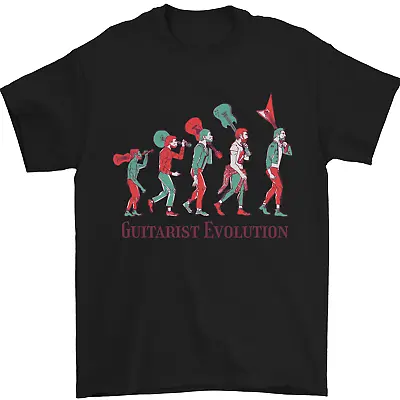 Buy Evolution Of A Guitarist Mens T-Shirt 100% Cotton • 8.49£