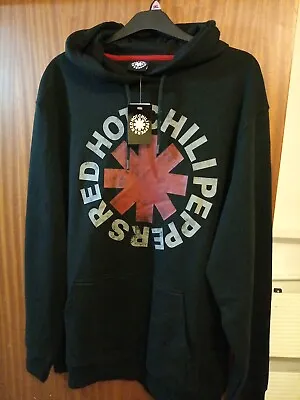 Buy 💫BNWT Official - Red Hot Chili Peppers 3XL Classic Logo Black Tour Hoodie Merch • 29.95£