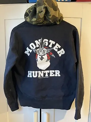 Buy A Bathing Ape BAPE X Monster Hunter Hoodie Very Rare Piece • 79£