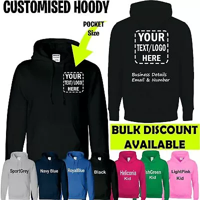 Buy Personalised Custom Printed Hoodie Stag Party Hooded Top Kids Jumper Workwear • 17.45£
