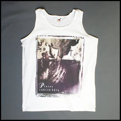 Buy Pixies Indie Alternative Punk Rock T-SHIRT Vest Top Unisex White S-2XL • 13.99£