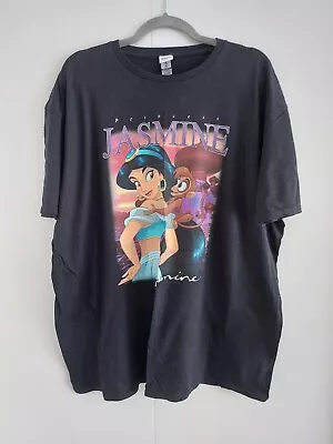 Buy Unisex Disney Aladdin - Jasmine Print T-shirt Size 2xl • 5£