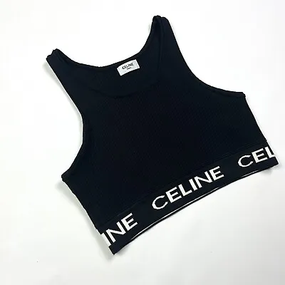 Buy Celine Luxury Crop Top Black • 236.81£