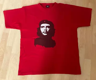 Buy Che Guevara Face Silhouette Large Red T Shirt • 6.50£