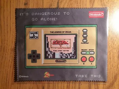 Buy Legend Of Zelda Game & Watch Microfibre Micro Fibre Cleaning Cloth Limited New  • 29.99£