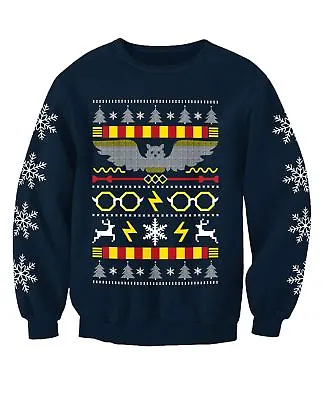 Buy Harry Potter Inspired Childrens Wizard Movie Christmas Jumper Sweatshirt • 15.99£