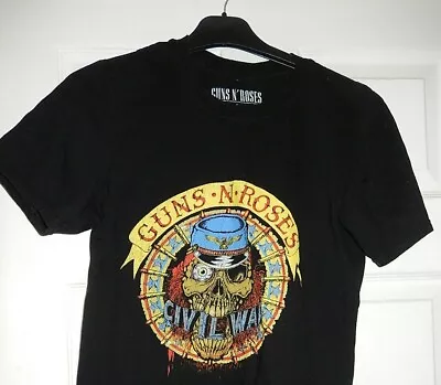 Buy Guns N Roses Civil War T-Shirt - Illusion Tour 1991 / Size S / Reproduction 2018 • 14.99£