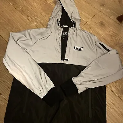 Buy Rascal Jacket Hoodie M/B Silver Grey And Black.  Reflective Reaction. • 5£