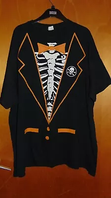 Buy Gildan Skeleton Tuxedo T-Shirt 100%Cotton XXL Ch46-48  Black Mix BNWoT • 14.99£