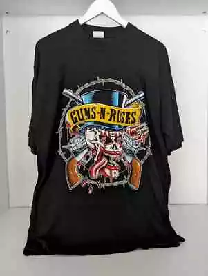 Buy GUNS N ROSES 1990 Vintage T-Shirt Skull And Guns • 43.76£