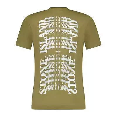Buy Stone Island Compass Print Logo T-Shirt Brown • 150£