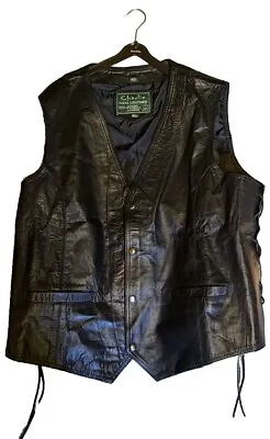 Buy Charlie Real Leather High Quality London Biker 4xl Vest • 25£
