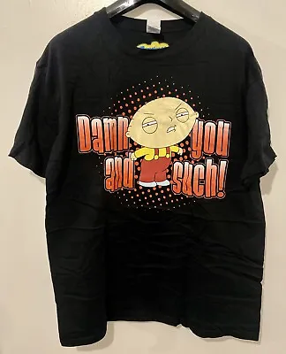 Buy Family Guy Stewie Black Printed T-Shirt • 5£